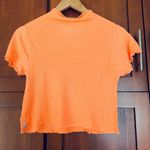Free People Movement Madeline Crop Tee Shirt Orange Size Medium/Large FLAW Photo 5