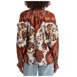 Farm Rio Riad Botanical Blouse Size XS Photo 3