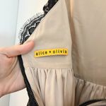 Alice + Olivia Jayna Lace Open Back Dress in Black Photo 6