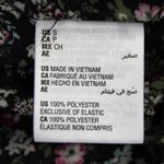 Maison Jules Womens S Dark Floral Georgette Blouse Top Black Pink Cottagecore Photo 6