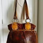 Pietro Alessandro New York Leather Gold Shimmer Hobo Bag Purse Y2K Designer Photo 4