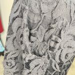 Vanity Women’s Black Floral Lace Mini Skirt Lined Back Zip Goth Retro Glam Sz M Size M Photo 4