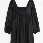 Abercrombie & Fitch NWOT Abercombie Emerson Satin Long-sleeve Mini Dress Photo 0