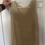 Gold knitted top Photo 0