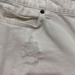 Michael Kors  Size 4 Boyfriend Jeans Distressed Cropped Mid Rise White Women’s Photo 7