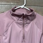 Athleta  Rainier mauve half zip pullover top size L Photo 8
