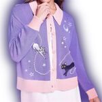 Her Universe Pretty Guardian Sailor Moon Luna, Artemis, & Diana Starry Women's Cardigan Photo 0