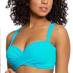 Coco reef 5-way Bra Sized teal bikini top. 36/38C Photo 0