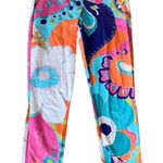 Trina Turk  Multicolor Retro Floral Paisley Cropped Pants - 10 Photo 0