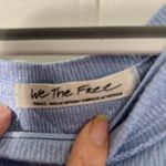 We The Free Light Blue Thermal Top Side Slit Long Sleeve Tee Size Small Photo 10