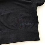Ivy Park Black Short Sleeve Cropped Seamless T Shirt Small/medium Photo 2