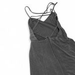 Show Me Your Mumu Shine Smoke Grey Godshaw Goddess Metallic Gown Sz L $200 Photo 4