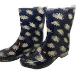 Daisy Floral Rain boots Size8 Size 8 Photo 0