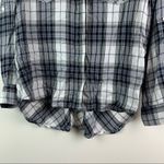 Sam Edelman 3for$30π Plaid High-Low Split Back Button Down Top XS Photo 9