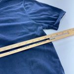 J Lindeberg Shirt Womens XXL Navy Blue Peter Washed Crepe Cotton Polo Shirt Photo 6