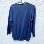 Red Valentino navy blue cardigan sweater Large bow aplique Photo 5