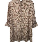 Hayden  Medium Dress Los Angeles Printed Smock Neck Dress Cottage Floral NWT Photo 6