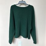 Dear John  Sweater Women’s XL  Cropped Boxy Oversized Baggy Lagenlook Green Photo 2