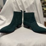 Chic Forest Green suede Ankle Booties Size 8 Photo 7