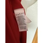 Dress the Population  Martine One Shoulder Dress Large Red Ruched Photo 4