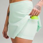 Lululemon skirt Peek Pleat High-Rise Tennis 14.25" Skort Mint Moment size 8 Photo 5