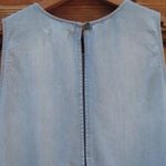 Anthropologie NWOT Cloth & Stone Blue Chambray Top Photo 6