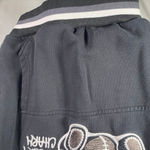 Vintage Lucky Charm Bunny Hoodie Black Varsity Patch‎ Graphic S Y2K Style Gray Photo 7
