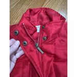 Coldwater Creek Red Metallic Vest Drawstring Waist Womens S/M (6/8) Christmas Photo 3