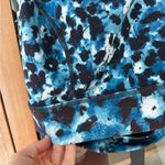 FP Movement Tank sports bra open back Free People animal print Ashford Twilight Blue Size M Photo 8