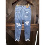 American Eagle  AE Women's Sz 00 Short‎ 90s Mom Jean Stretchy Denim Distressed Photo 2