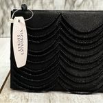 Victoria's Secret Black Beaded Clutch Romantic Goth Evening Party Sexy Classic Photo 2