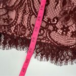 Anthropologie  Maeve Lace Sleeveless T Shirt Slip Dress Side Zip Pink Grey SP Photo 6