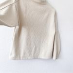 Madewell  Striped Jacquard Funnelneck Top in Antique Cream Photo 4