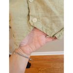 CP Shades  Sausalito Linen Cardigan Button Up V Neck Light Celery Green Size L Photo 4