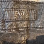 Ralph Lauren Polo  Size 28 Tompkins Skinny Lace up Coated Black‎ Jeans Photo 6