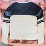 Brandy Melville ringer baseball striped long sleeve shirt Photo 2
