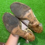 Prada  Multicolor Lizard Alligator Suede Open Peep Toe‎ Pumps 39 - Women’s US 8.5 Photo 9