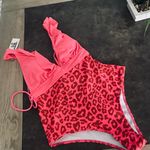 One Piece SPORLIKE Women Swimsuit V-Neck Ruffle Bathing Suit Padded Monokini Photo 6