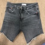 ZARA 5” Cutoff Jean Shorts Size 4 Photo 0