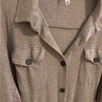 Zenana Outfitters Pumpkin Spice and Everything Nice Shacket Mocha Brown Pockets Plus 3X Photo 1