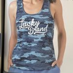 Lucky Brand  California Camo Fitted Tank Top Photo 0