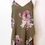 Free People Cascades Dress Mushroom Combo Floral Mini Size M Photo 2