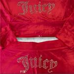 Juicy Couture 🔥 OG Bling Velour Iconic Tracksuit Hoodie & Pants Flash Red LARGE Photo 2