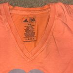 Adidas orange short sleeve T-Shirt with heart, size Small Photo 2