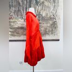 Anthropologie Let Me Be V-Neck Shirred-Waist Bubble Mini Dress Large NWOT $180 Photo 6