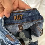 Kut From The Kloth Crop Straight Leg Jeans Distressed Denim Blue Womens Size Photo 5