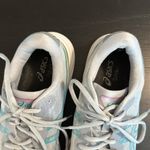 ASICS Women's Light Gray and Teal Athletic Shoes Photo 4