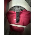 L.L.Bean Women’s Sz L Durable Water-Resistant Full Zip Hooded Burgundy Jacket Photo 3