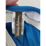 Tommy Bahama  Sz 6 Underwire Bra Halter Tie Neck Swimsuit Blue Ruched NWT Photo 7