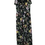 Abercrombie & Fitch  Black Floral Heartfelt Culotte Jumpsuit M Photo 18
